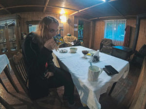 Dostali jsme i čaj...